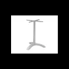 LYROSE Mobilier Terrasse Restaurant|Mobilier Restaurant|Pied de Table Base 3 Branches en Métal Gris Aluminium Athena