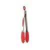MASTRAD Pince De Cuisine|Pince de Cuisine Silicone et Inox 26 cm Rouge