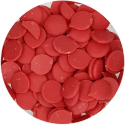 FUNCAKES Décoration Comestible|Pistoles Deco Melts Rouge 250g