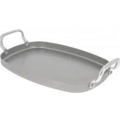 DE BUYER Plancha|Plancha Lisse 38x26 cm 2 anses Mineral B