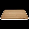 PEBBLY Planches À Découper|Planche à Découper Bambou avec Rigole 35 x 25 cm Blanc
