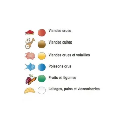 COMAS Planches À Découper|Planche à Découper 60x40 cm H 2cm Polyéthylène Bleu