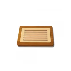 TOTALLY BAMBOO Planches À Découper|Planche à Pain avec Récupérateur de Miettes 37 x 24 cm