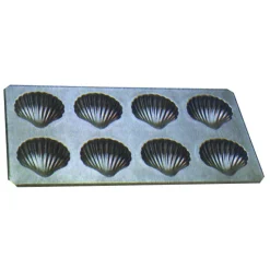 MALLARD FERRIERE Moule Anti-adhésif|Moules À Gâteaux|Plaque 8 Coques de 6,5 cm anti-adhésive