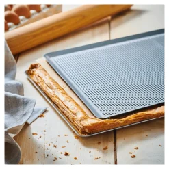 DE BUYER Plaques De Cuisson|Plaque De Cuisson Perforée|Plaque de Cuisson Perforée Inox 40 x 30 cm