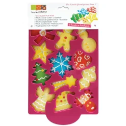 SCRAPCOOKING Emporte Pièce - Découpoir Pâtisserie|Plaque Emporte-pièces Noël