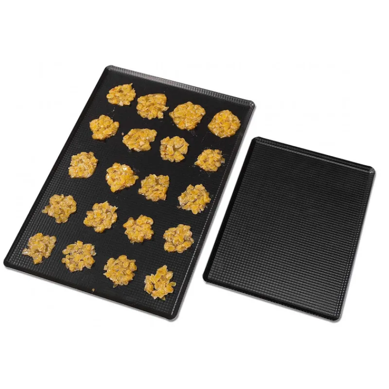 MATFER Plaques De Cuisson|Plaque Gaufrée anti-adhésive Exal premium 60 x 40 cm