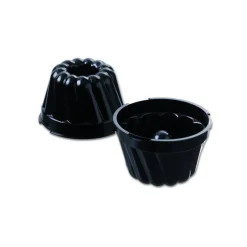 MATFER Moule Anti-adhésif|Moules À Gâteaux|Plaque Kouglofs Ø 9,5 cm Exoglass® - Moule anti-adhésif x 15