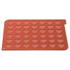 SILIKOMART Plaque Macaron|Plaque Macarons Coeurs Silicone 40 x 30 cm