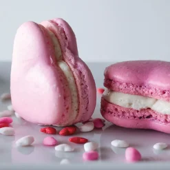 SILIKOMART Plaque Macaron|Plaque Macarons Coeurs Silicone 40 x 30 cm