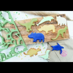 SCRAPCOOKING Emporte Pièce - Découpoir Pâtisserie|Plaque Multi-découpoirs Animaux