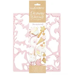 SCRAPCOOKING Emporte Pièce - Découpoir Pâtisserie|Plaque Multi-découpoirs Licorne