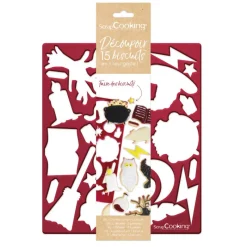 SCRAPCOOKING Emporte Pièce - Découpoir Pâtisserie|Plaque Multi-découpoirs Sorcier