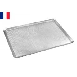 CUISINEADDICT Plaques De Cuisson|Plaque De Cuisson Perforée|Plaque Perforée Aluminium 40 x 30 cm - Plaque à Pâtisserie