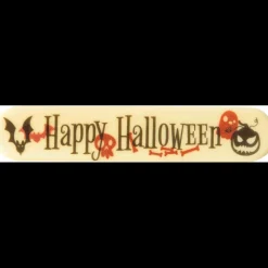 FLORENSUC Décoration Comestible|Plaquette Chocolat Happy Halloween 13 x 2,5 cm (x48)