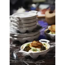 REVOL Plat De Cuisson|Plat à Escargots Noir 6 trous Belle Cuisine