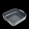 PEUGEOT Plat De Cuisson|Plat à Four Carré en Céramique Appolia 28 cm Ardoise