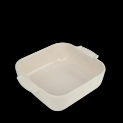 PEUGEOT Plat De Cuisson|Plat à Four Carré en Céramique Appolia 21 cm Ecru
