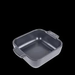 PEUGEOT Plat De Cuisson|Plat à Four Carré en Céramique Appolia 18 cm Ardoise