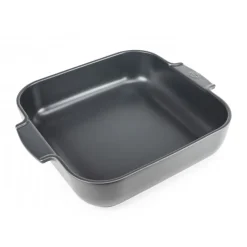 PEUGEOT Plat De Cuisson|Plat à Four Carré en Céramique Appolia 36 cm Ardoise