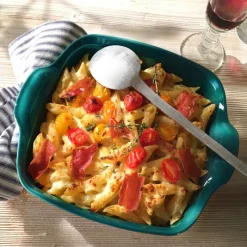 EMILE HENRY Plat De Cuisson|Plat à Four Carré en Céramique 28 x 24 cm Provence