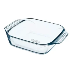 PYREX Plat De Cuisson|Plat à Four en Verre Carré 29 x 23 cm 2,3 L Irrésistible