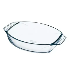 PYREX Plat De Cuisson|Plat à Four en Verre Ovale 35 x 24 cm 2,8 L Irrésistible