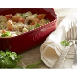 EMILE HENRY Plat De Cuisson|Plat à Four Individuel en Céramique Provence 22 x 14,5 cm