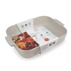 PEUGEOT Plat De Cuisson|Plat à Four Rectangulaire en Céramique Appolia 40 cm Ecru