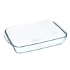 PYREX Plat De Cuisson|Plat à Lasagnes Rectangulaire en Verre 40 x 27 cm 3,7 L Essentials