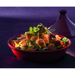 EMILE HENRY Tajines|Plat à Tajine en céramique Fusain (Noir) 32 cm