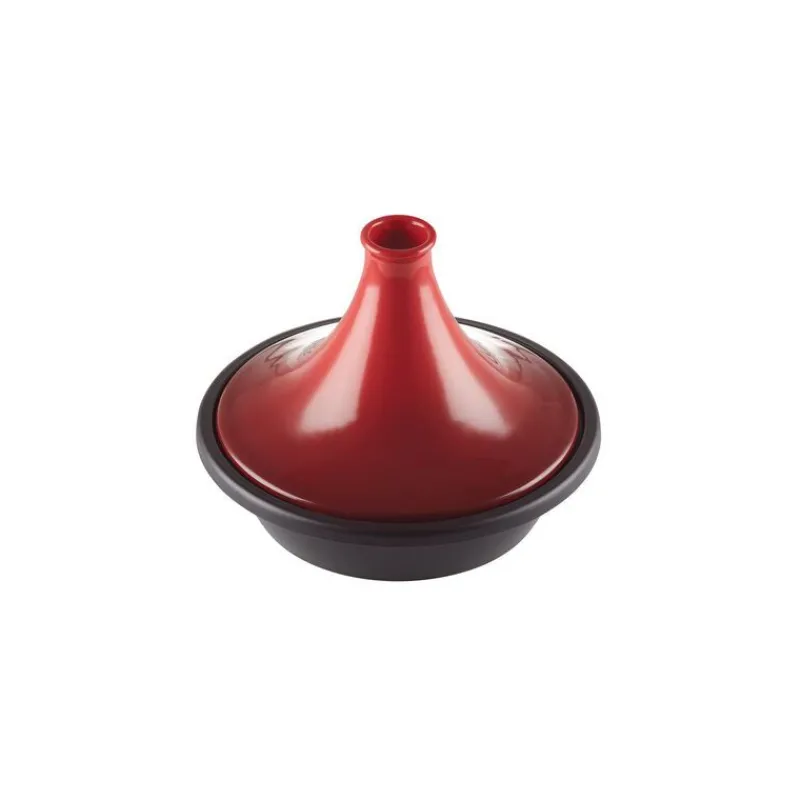 LE CREUSET Tajines|Plat à Tajine en Fonte 31 cm Cerise