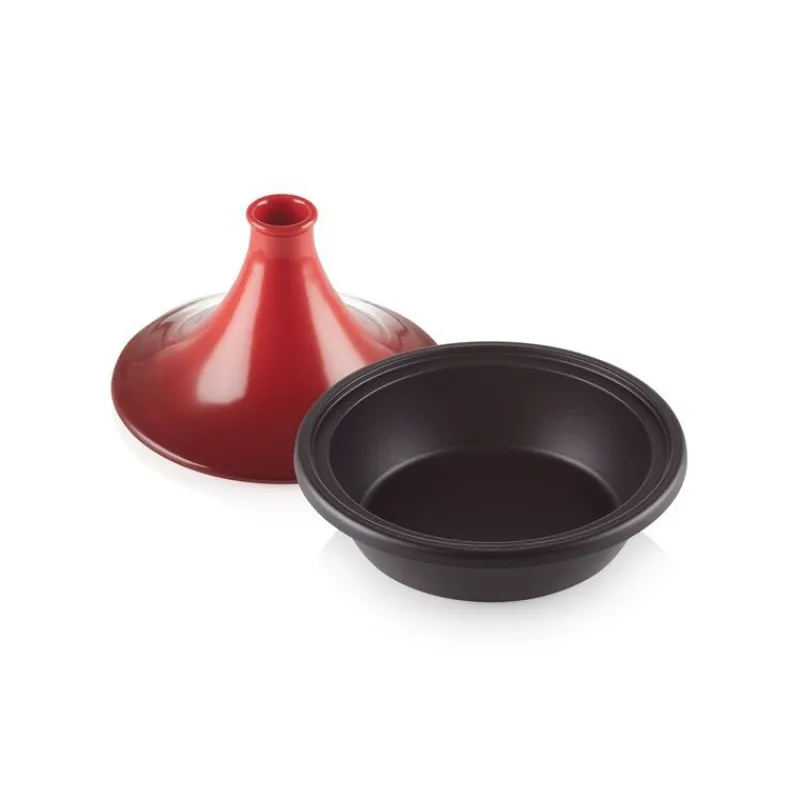 LE CREUSET Tajines|Plat à Tajine en Fonte 31 cm Cerise