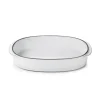 REVOL Plat De Cuisson|Plat Oblong Blanc Cumulus 34 x 25 cm Caractère Culinaire