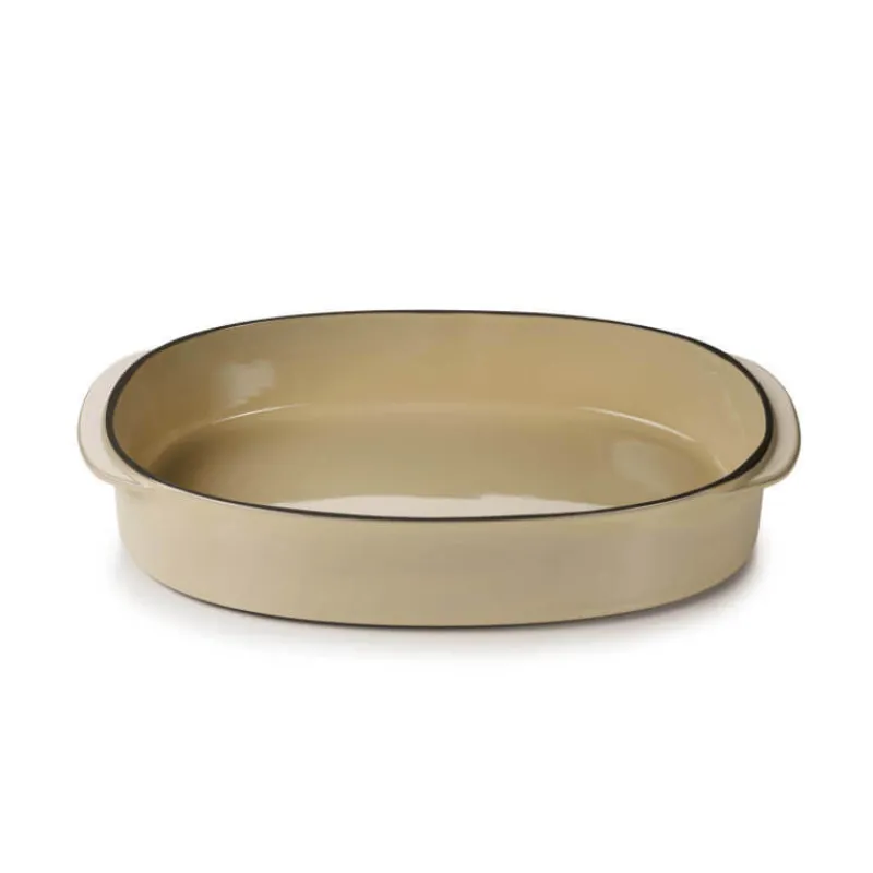 REVOL Plat De Cuisson|Plat Oblong Muscade 34 x 25 cm Caractère Culinaire