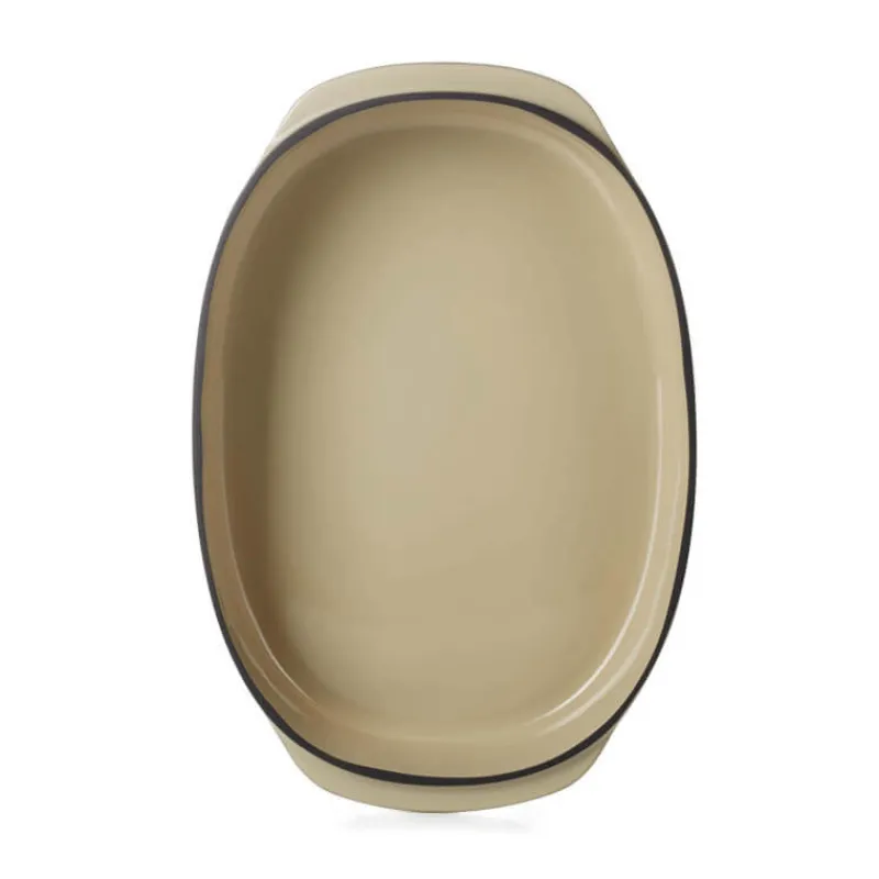 REVOL Plat De Cuisson|Plat Oblong Muscade 34 x 25 cm Caractère Culinaire
