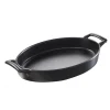 REVOL Plat De Cuisson|Plat Ovale Noir 28x19 cm Belle Cuisine