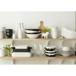 REVOL Plat De Cuisson|Plat Rectangulaire Blanc 30x22 cm Belle Cuisine