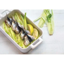 REVOL Plat De Cuisson|Plat Rectangulaire Blanc 19x13 cm Belle Cuisine