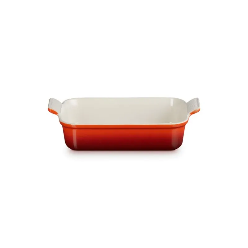 LE CREUSET Plat De Cuisson|Plat Rectangulaire Céramique 26 cm Cerise