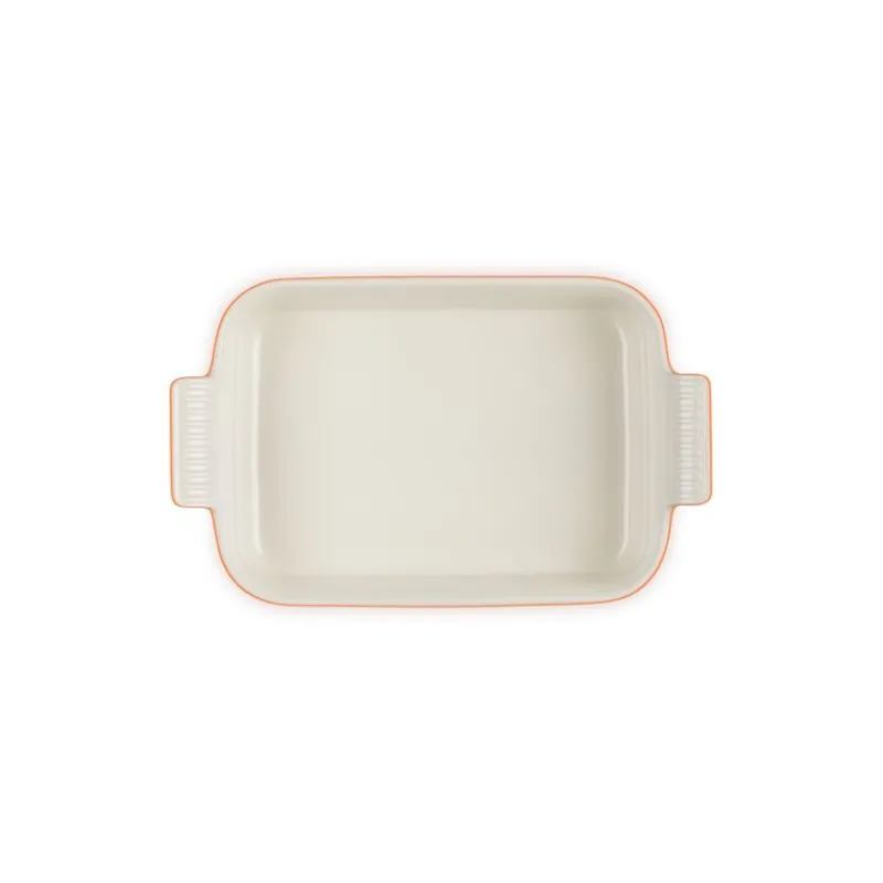 LE CREUSET Plat De Cuisson|Plat Rectangulaire Céramique 26 cm Cerise