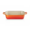 LE CREUSET Plat De Cuisson|Plat Rectangulaire en Fonte 37 cm Volcanique