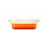 LE CREUSET Plat De Cuisson|Plat Rectangulaire Héritage en Céramique 26 cm Volcanique Tradition