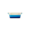 LE CREUSET Plat De Cuisson|Plat Rectangulaire Héritage en Céramique 32 cm Azur Tradition