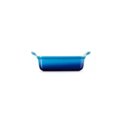LE CREUSET Plat De Cuisson|Plat Rectangulaire Héritage en Céramique 32 cm Azur Tradition