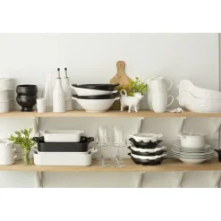 REVOL Plat De Cuisson|Plat Rectangulaire Noir 34x25 cm Belle Cuisine