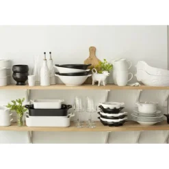 REVOL Plat De Cuisson|Plat Rectangulaire Noir 30x22 cm Belle Cuisine