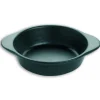 MATFER Plat De Cuisson|Plat Rond Creux Ø 18 cm Noir en Fonte émaillée