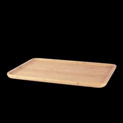 PEBBLY Servir, Présenter|Plateau de Service en Bambou 42 x 30 cm