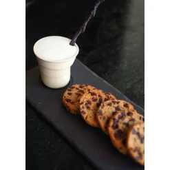 REVOL Servir, Présenter|Vaisselle|Plateau Gourmand 1 encoche Ardoise 29 x 13 cm Basalt